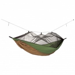 Amazonas-HngematteMoskito-AventureThermo-Hangmatmaat275x14mgrijsolijfgroenbruin