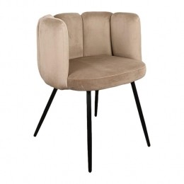 PoletoPoleJupiterEetkamerstoel-Velvet-Beige-Setvan2