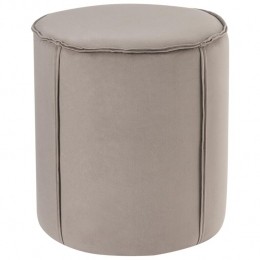 Beliani-SEDONA-Poef-Taupe-Fluweel