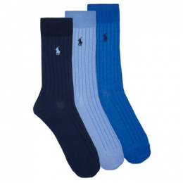 HighsocksPoloRalphLaurenEGYPTIANCTNCREWSOCK3PACK