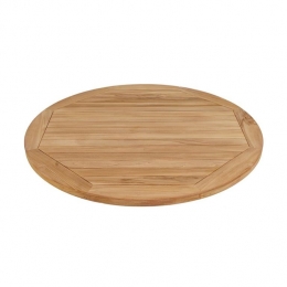 RondteakhoutentafelbladJava80cm
