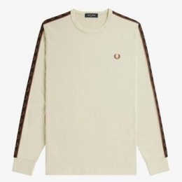 TruiFredPerryTAPEDLONGSLEEVETEE