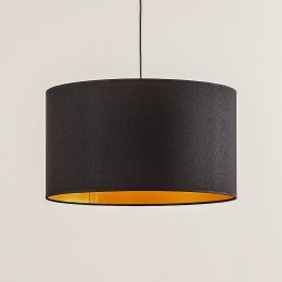 EulunaRollerhanglampzwartgoud45cm