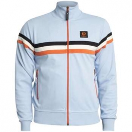 TrainingsjackTrojanRetrogestreepttrainingsjack