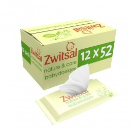 ZwitsalBabydoekjesNatureCare12x52624stuks
