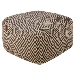 Beliani-MANISA-Poef-Bruin-60cm-Wol