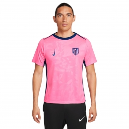 NikeAtleticoMadridPre-MatchTrainingsshirt2024-2025RozeDonkerblauw