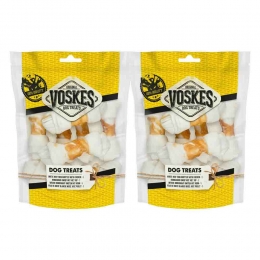 2xVoskesBlankeKauwknopenMetKip10stuks