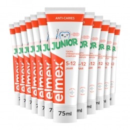 12xElmexGel-TandpastaJunior5-12Jaar75ml