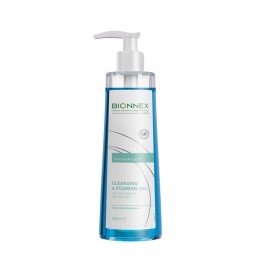 3xBionnexRendadermReinigendeFoamGelVoorVettigeenAcnegevoeligeHuid200ml