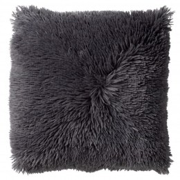 DutchDecorkussenhoesFLUFFY-45x45cmCharcoalGray