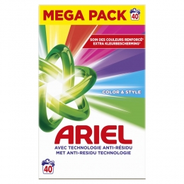 5xArielWaspoederColor40Wasbeurten22kg