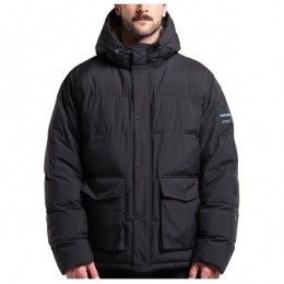 DEDICATED-PufferJacketVasa-WinterjackmaatSzwartgrijs