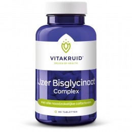 GratisVerzendingVitakruidIjzerBisglycinaat90tabletten