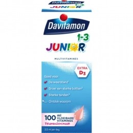 GratisVerzending4xDavitamonJunior1Framboos100ml