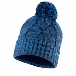 Buff-KidsKnittedFleeceBandHat-MutsmaatOneSizeblauw