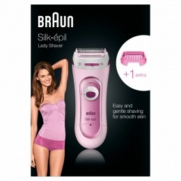 6xBraunElektrischScheerapparaatenTrimmersysteemSilk-pil5-100Roze