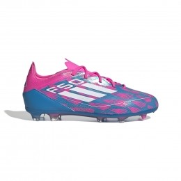 adidasF50ProGrasVoetbalschoenenFGKidsBlauwRozeWit