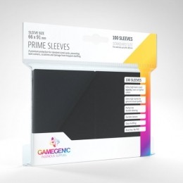 PrimeSleeves-100blackstandard-sizedcardsleevespack66x91mm
