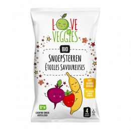 LoveMyVeggiesMultipackSnoepsterrenBietAardbeiBanaan4x15gr