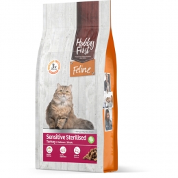 4xHobbyFirstFelineSensitiveSterilised15kg