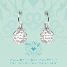 HearttoGet925SterlingZilverenBohemianCoinFeelOorbellen