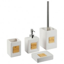 Beliani-KOUROU-Badkamerset-Beige-Dolomiet