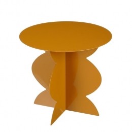 MicaDecorationsRafiBijzettafel-H40x45cm-IJzer-Bruin