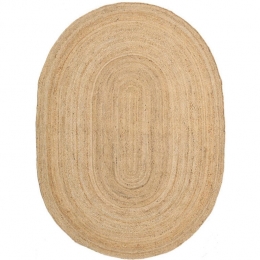 MrcarpetBuitenkleedJuteOvaalOutdoorBreezeNaturel200x290cm