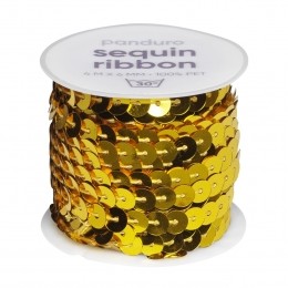 Decoratiefkoord-pailletten-goud