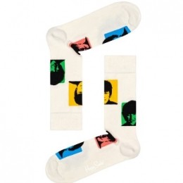 Happysocks3stuksBeatlesSilhouettesSockActie