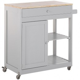 Beliani-TRAPANI-Keukentrolley-Lichtgrijs-MDF