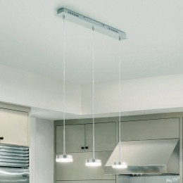 FabasLuceHanglampDunkaluminium3-lamps3000Kmetaal