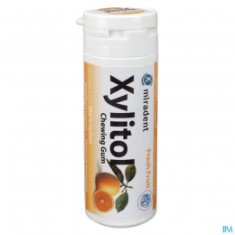 MiradentKauwgomXylitolFruitZsuiker30