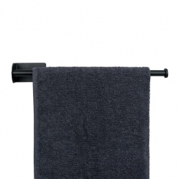 QUVIOHanddoekhoudermetaal-Zwart-35CM