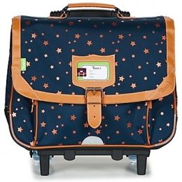 SchooltasTannsETOILEMARINETROLLEYCARTABLE38CM