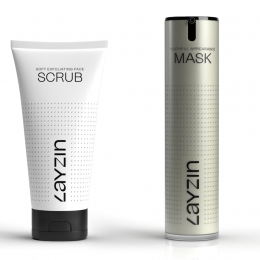 LAYZINZachteExfolirendeLichaamenGezichtsscrubYouthfulAppearanceMasker