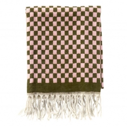 DutchDecorplaidCRISTAL-130x170cmChintzRose