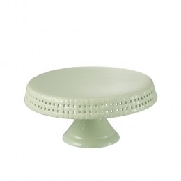 J-LinebordCake-taartplateau-keramiek-groen-medium
