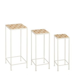 MicaDecorationsOdileBistrotafelvoorBuiten-Metaal-Bruin