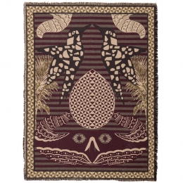 WOOODDevoteJacquardPlaid-Katoen-Multiekleur-1x130x170