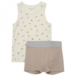 Minymo-KidsUnderwearSet-Ondergoedmaat134beige