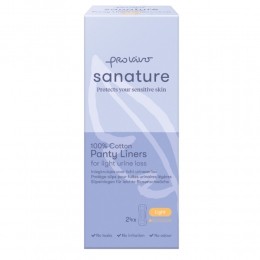 SanatureVivo100KatoenenIncontinentieInlegkruisjesLight24stuks
