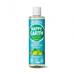 HappyEarth100NatuurlijkeDouchegelCedarLime300ml