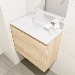 MondiazOlan60cmtoiletmeubelwashedoakmetwastafeltalclinksgeenkraangat