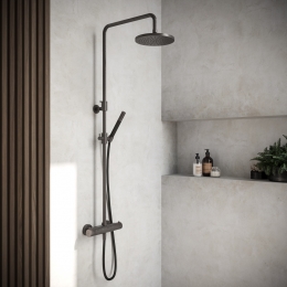 HotbathCobberThermostatischeRegendoucheDouchesetVerouderdIjzerSDS9