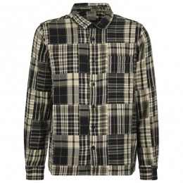 DEDICATED-ShirtRuteFlannelPatchwork-OverhemdmaatMgrijs