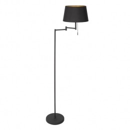 MexliteVloerlampBellaZwartLampenkap30cmZwartE27Fitting