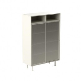 NordicHomeSadiewandkast140cm-grijsbeige