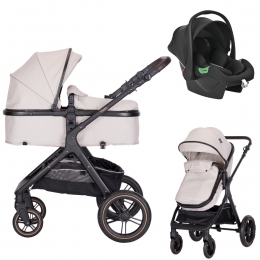 LorelliViolaPearlBeige3-in-1CombiKinderwageninclSpiritAutostoel